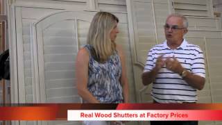 How to Buy Plantation Shutters Things consumers should know about wood shutters compared to faux wood and PVC.
