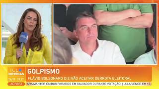 Flávio Bolsonaro diz não aceitar derrota eleitoral. Análise de Manuela Borges