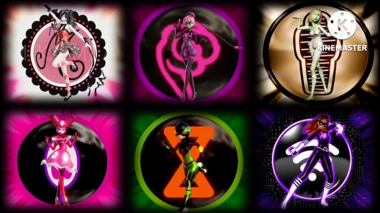 Miraculous Winx Group Transformation:  Dark Winx transformation