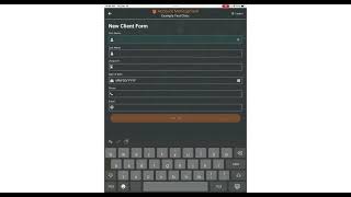 Screening Clients in the Apex Data App screenshot 5