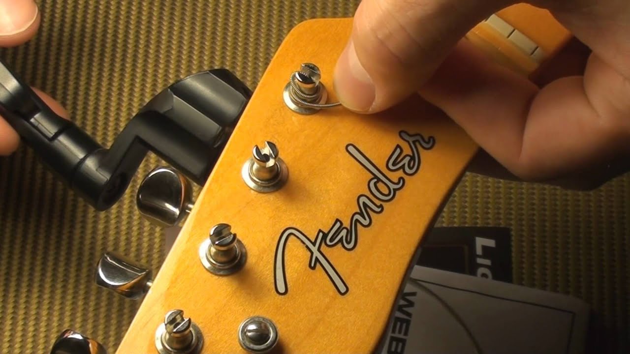 How To Change Strings On Vintage Fender Tuners - Vintage Render