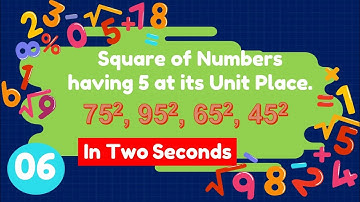 Square of special numbers in just 2 seconds | Fastest Math Trick | By Abhishek Singh