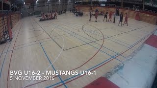 20161105   BVG U16 2 vs Mustangs U16 1