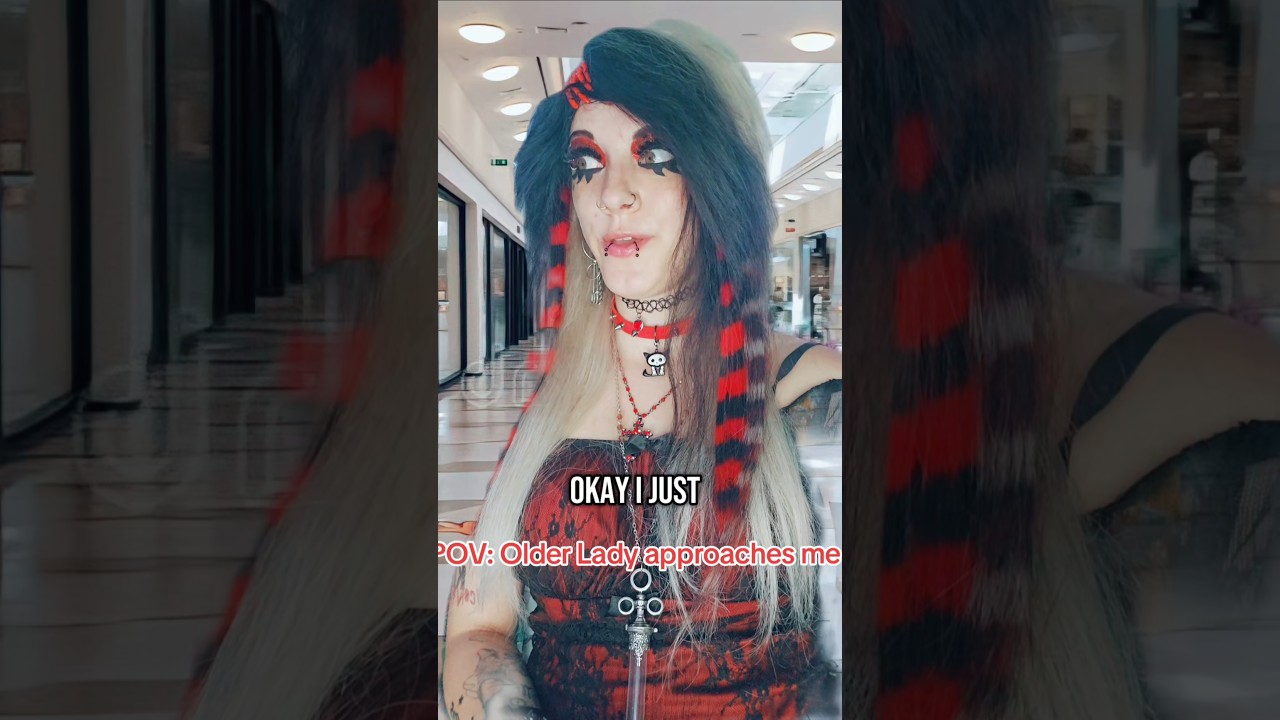 Older Lady Approaches Me 