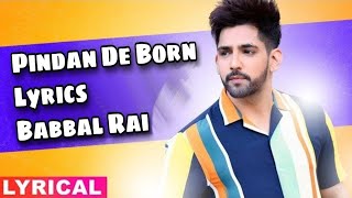 Pindan De Born Lyrics – Babbal Rai