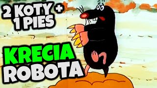 KRECIA ROBOTA   2 KOTY   1 PIES | Animacja dla dzieci | reż. Wiesław Zięba
