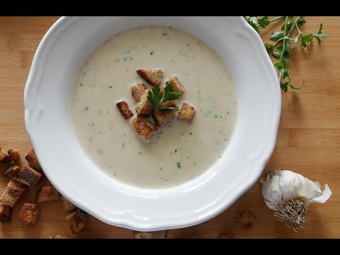 Video: Wie Man Eine Knoblauch-Erbsen-Püree-Suppe Macht