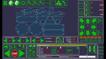 myCNC Tutorials. Manual cut in plasma cutting configuration.
