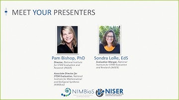 NIMBioS/NISER Webinar: Evaluation Strategies for Measuring the Broader Impacts