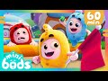 Minibods NEW! Yes Yes Vegetables | Eat Your Greens | Baby Oddbods Marathon | Funny Cartoons for Kids