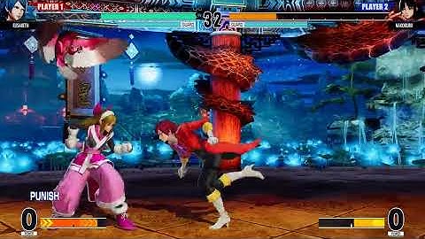 Elisabeth (Cutie Honey Elisabeth) vs Nakoruru (Prairie Nakoruru) | KOFXV mods | CPU vs CPU