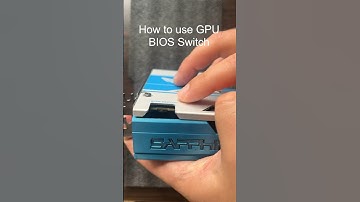 How to use GPU BIOS Switch #gpu #gpuoverclocking