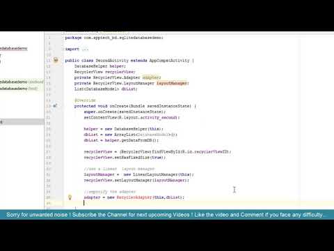 39 Android sqlite