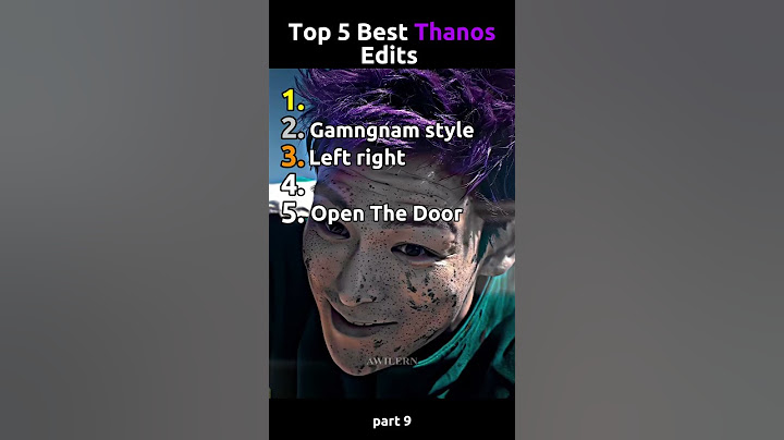 Top 5 Best Thanos Edits (Part 9) | Squid Game #squidgame2 #thanos #squidgame