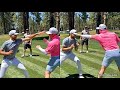 CANELO & STEPHEN CURRY SQUARE UP, CANELO SHOWS STEPH HIS BLAZING SPEED WHILE SHOWING HIS GOLF SKILLS