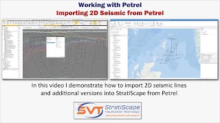 Importing 2D Seismic From Petrel