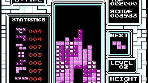 NES Tetris B-Type 2-0 Completion