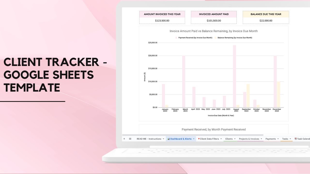 Client Tracker Spreadsheet for Google Sheets - Video Walkthrough - YouTube