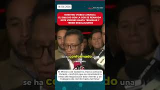 MINISTRO OVIEDO ANUNCIA: El diálogo con la COB se reanuda mañana hasta terminar y tener resoluciones