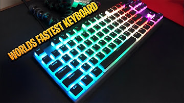 What Does The World Fastest Keyboard Sound Like... (4K)