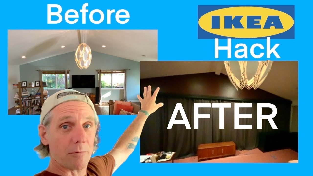 DIY DECOR: Ikea Curtain Hack Vidga and Mosslanda
