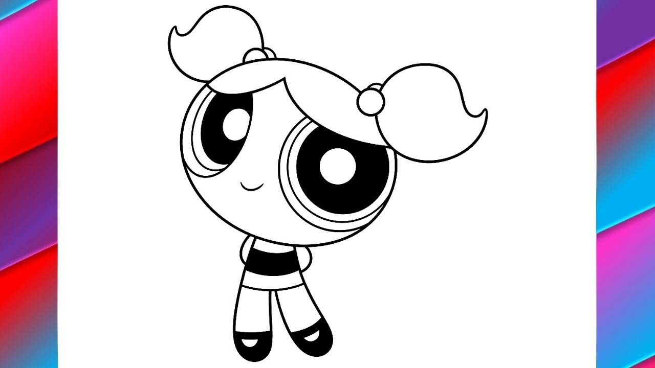 COMO DESENHAR A LINDINHA DAS MENINAS SUPER PODEROSAS PASSO A PASSO ...