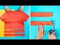 25 COOLE T SHIRT LIFEHACKS UND DEKOR IDEEN