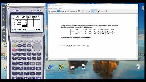 Statistiques et Casio( 2nde-1ère)