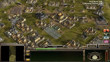 C&C Generals Zero Hour: Destructive Forces Mod - United Arabs VS. 3 China EMP & Napalm | Akbar Tank!