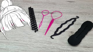 Hairtools set/Tools for French braid,topsy twist,fishtail braid&hair bun مجموعة الشعر الكاملة ب 2€