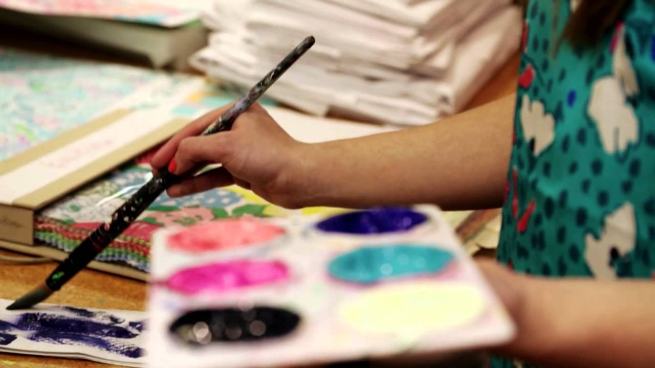 Lilly Pulitzer Making of a Print: Hearts a Flutter