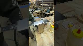 Japanese Pull Saw To Cut Off The Excess Walnut Dowel Joinery