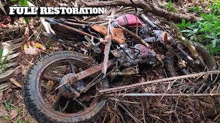 FULL RESTORATION • Yamaha FZ16 Abandoned - From Trash To Incredible GOLD Motorcycle | TimeLapse