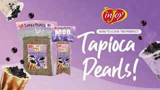 How to cook perfect tapioca pearls | Chewy Boba Pearls | inJoy Philippines