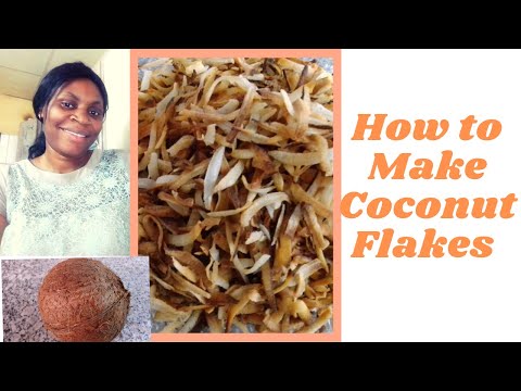 Video: How To Make Coconut Flakes At Home