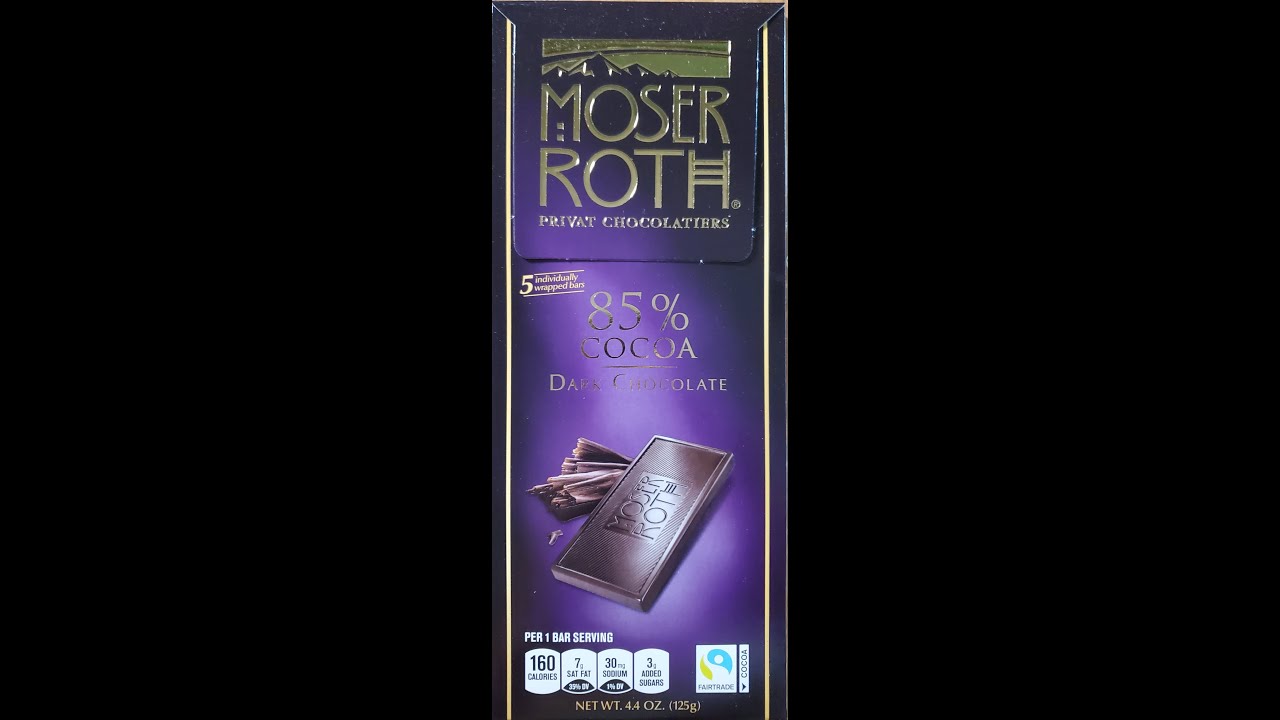 Moser Roth Privat Chocolatiers 85% Dark Chocolate Review