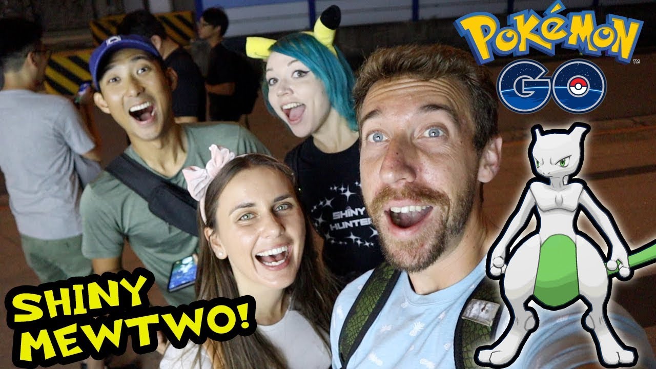 THREE SHINIES IN A ROW FOR MEWTWO RAID HOUR Pokemon Go YouTube