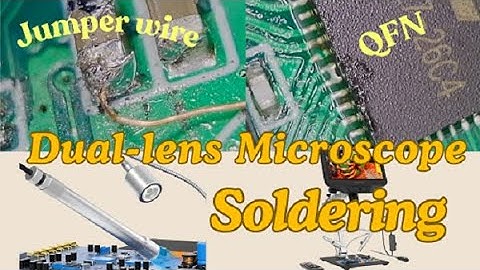 Andonstar-- Soldering using a dual-lens microscope #soldering  #AD409Pro-Es