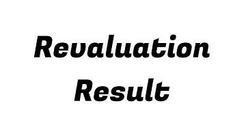 Revaluation Result Published|Calicut University
