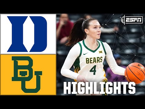 TOP 10 DEFEAT 🚨 Duke Blue Devils vs. Baylor Bears | Full Game Highlights | ESPN College Basketball