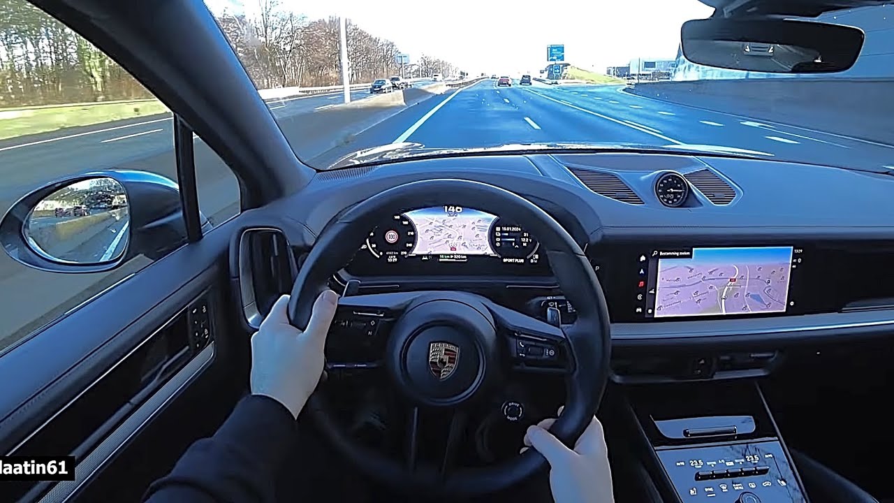 Тест-драйв нового Porsche Cayenne 2026 от первого лица.