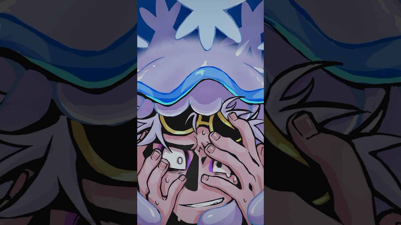 【15秒イラストメイキング】【ポケットモンスター　サン・ムーンよりグズマ×ウツロイドGuzma×Nihilego】 