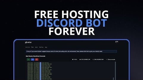 HOW TO HOST YOUR DISCORD BOT FOR FREE 24/7