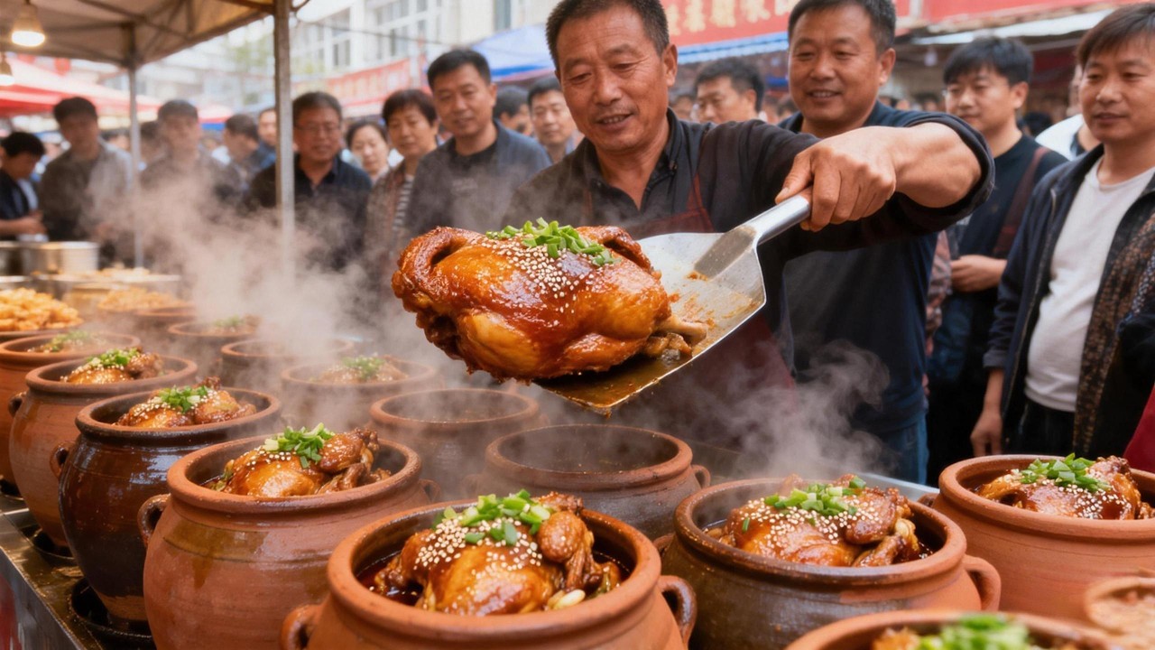 山东大哥靠泥巴坛子赚大钱，一天卖2000份营业额20万，秘密配方还有专利！【好食勇哥】