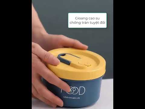 Hộp cơm trưa văn phòng giữ nhiệt Inox 304 cao cấp  #dodungthongminh #giadung - youtube