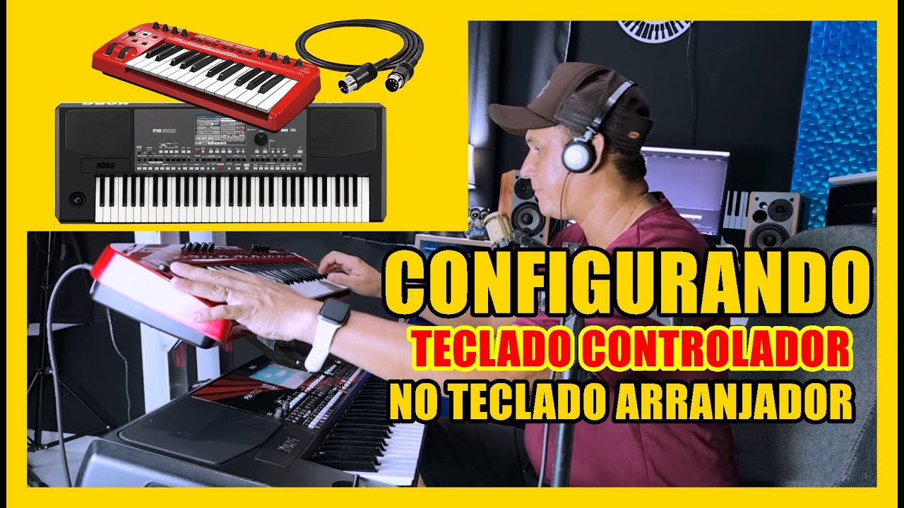 COMO CONFIGURAR O TECLADO CONTROLADOR NO TECLADO KORG-PA