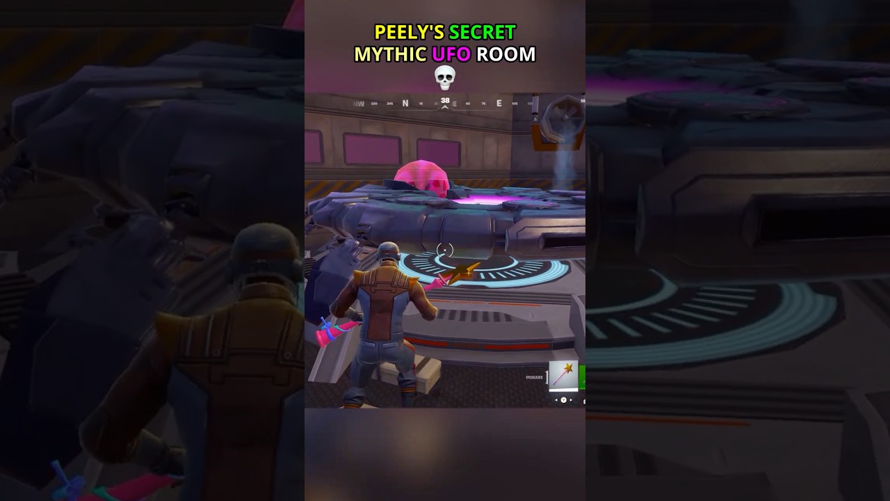 PEELY'S SECRET MYTHIC UFO VAULT ROOM in Fortnite Chapter 7😳 