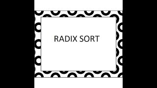 Radix Sort