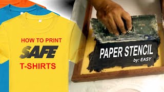 How to Print SAFE T-shirts