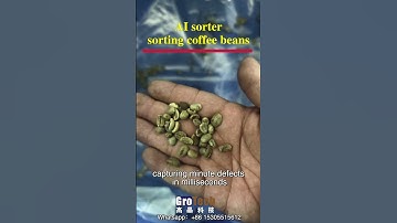 See It Work!  Deep Learning AI Sorting Coffee Beans with 10X Precision.